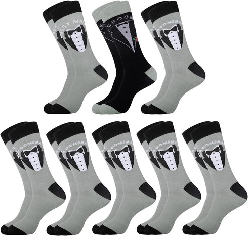 Groomsmen Gift Set: Best Man Socks for Wedding Party